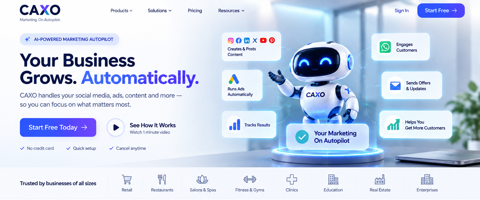 CAXO — Marketing. On Autopilot.